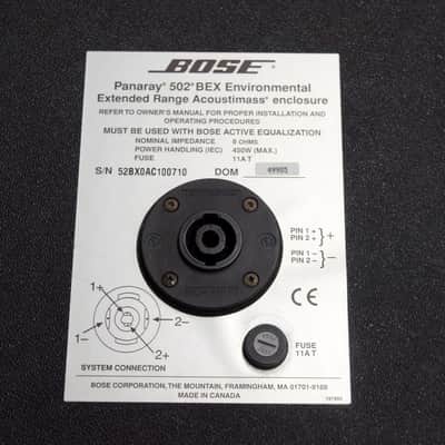 Bose Panaray 502 BEX Pair Black image 3
