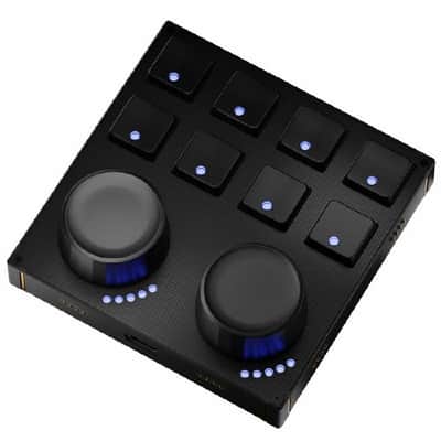 Intech Studio Grid Series 3 TEK2 Mechanical 2-Precision Jog Wheel & 8-Tactile Button Modular MIDI Controller image 3
