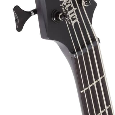 Schecter Stiletto-5 Stealth Pro LH - Satin Black (2274) image 8