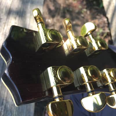 Condor hollowbody guitar made in japan 70's /80's Moss Green with Gold Hardware image 22