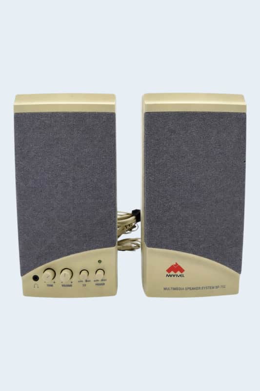 Marvel SP-752 Active Multimedia Speakers - Early 2000s Desktop Monitoring image 1