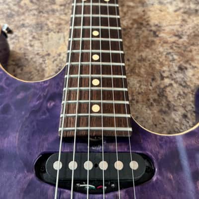 1995 Tom Anderson Guitarworks Drop Top Translucent Purple - Brazilian Rosewood image 5