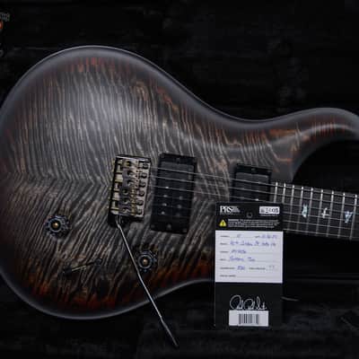 PRS 40th Anniversary Custom 24 Satin Limited Edition Mango Top Charcoal Tri-Color Burst 2025 w/OHSC image 12