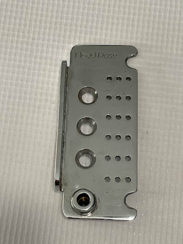 1980's Era Kramer Guitar NFT German Made Original Floyd Rose Chrome Tremolo Bridge Base Plate image 1