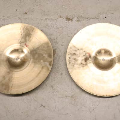 Sabian 14" B20 Hi Hat Cymbals Made in Italy image 12