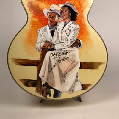 Rich & Taylor Roy Rogers "King of the Cowboys" Tribute Prototype Guitar Signed by Roy & Dale image 11