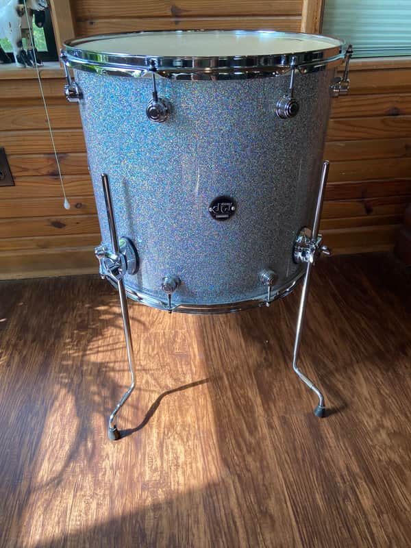 DW Performance Series 16x18" Floor Tom 2010 - Present - Diamond Nebula image 1
