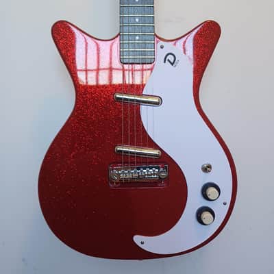 Danelectro 59M NOS+ - 60th Anniversary - Red Metalflake - 2019 - Present - Gloss image 7
