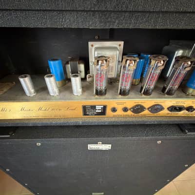Marshall JMP 2203 Mk2 Master Model 100W Lead 1982 Made in England Serial 00821P image 11