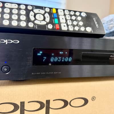 Oppo BDP-103 3D Blu-Ray Player w/ Remote, HDMI Cable, Bag, Box; Tested SEE VIDEO image 3