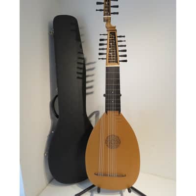 13 Course Baroque Theorbo Swan Head Lute by Armin Gropp with Hard Case image 1