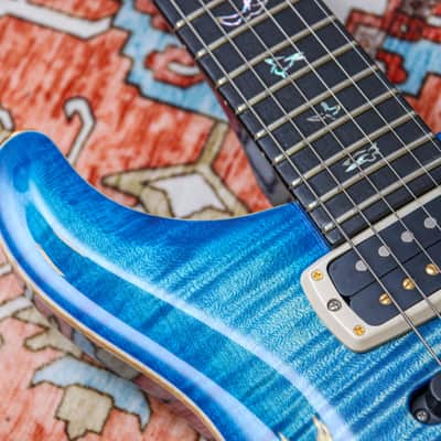 PRS USA Paul Reed Smith Modern Eagle V Wood Library "Faded Blue Burst + Ebony" (2025) image 9