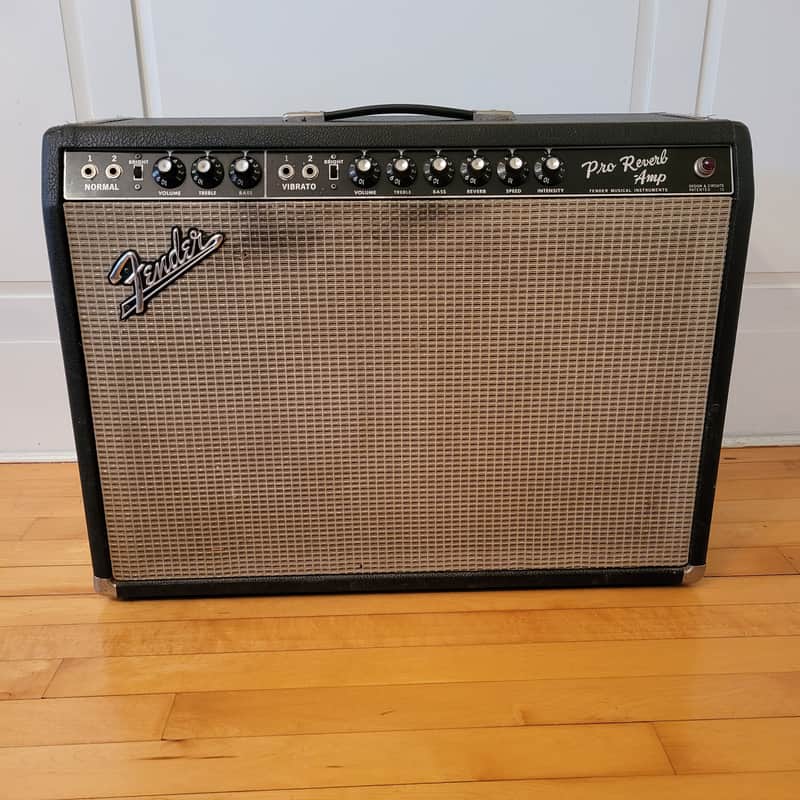 1967 Fender Pro Reverb Black Panel 40-Watt 2x12" image 1