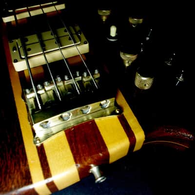 J. K. LADO SUPER FALCON II 1981 Natural. SOLID WOOD BASS. Incredible Sound. HANDBUILT. Beautiful. image 18