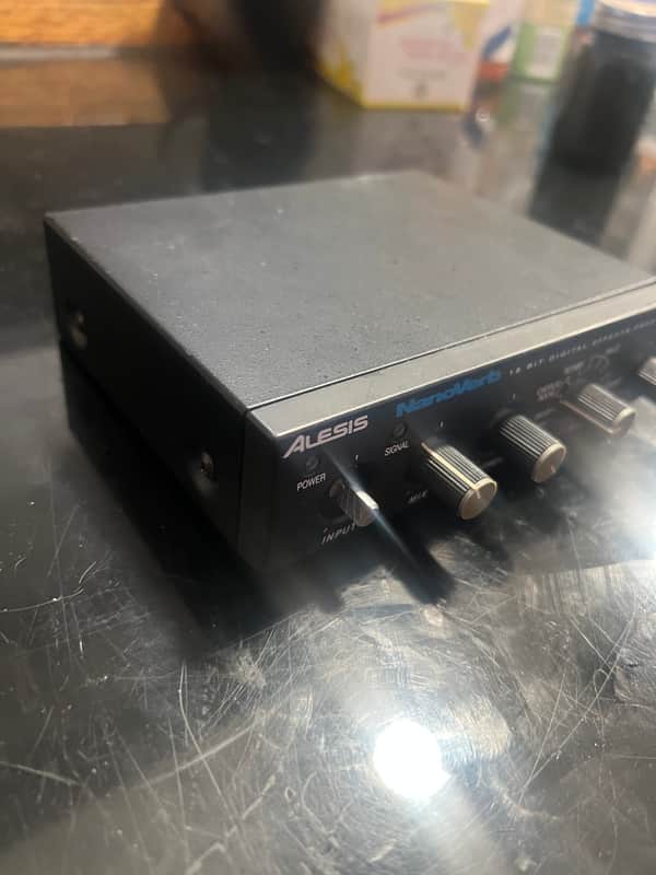 Alesis Nanoverb 18-Bit Digital Effects Processor 1990s - Black image 1