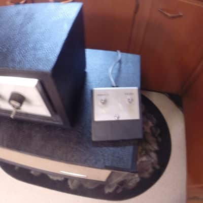 Silvertone Model 1465 60's Black Amplifier image 3