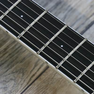 Rare! Dunable Asteroid Flying V  Limited 1 of a kind Psycho Guitar Las Vegas 2018 White (2274) image 12
