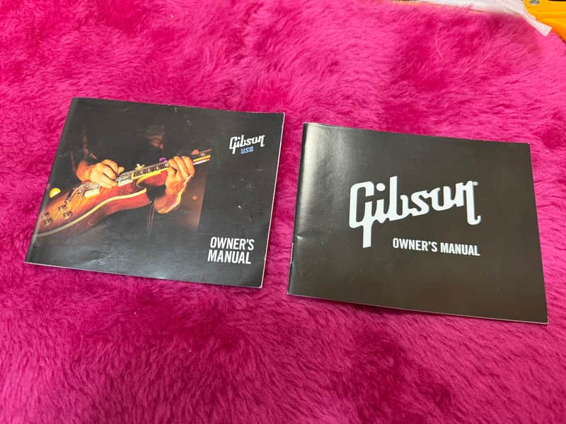 2012 / 2018 Gibson Owners Manual Lot Case Candy image 1