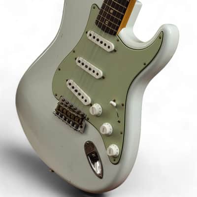 Fender Custom Shop 1963 Stratocaster Journeyman Olympic White 2024 - Olympic White image 9