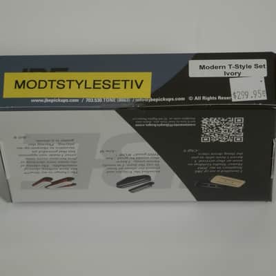 Joe Barden Engineering (JBE Pickups) Modern Telecaster Pickup Set Ivory image 2