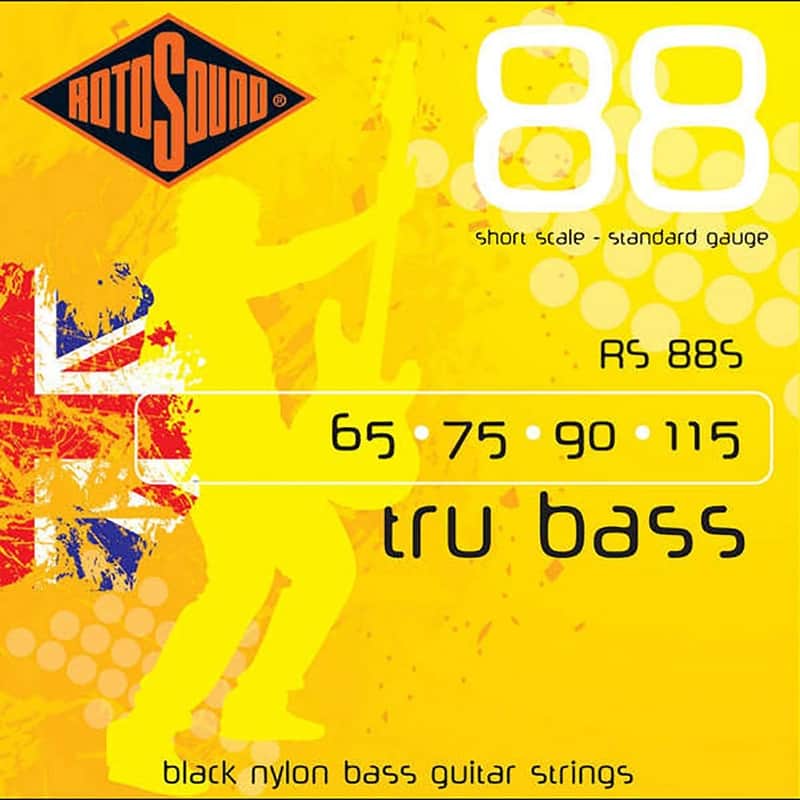Rotosound RS88S Tru Bass 88 Nylon Tapewound Electric Bass Strings - Short Scale (65 - 115) image 2