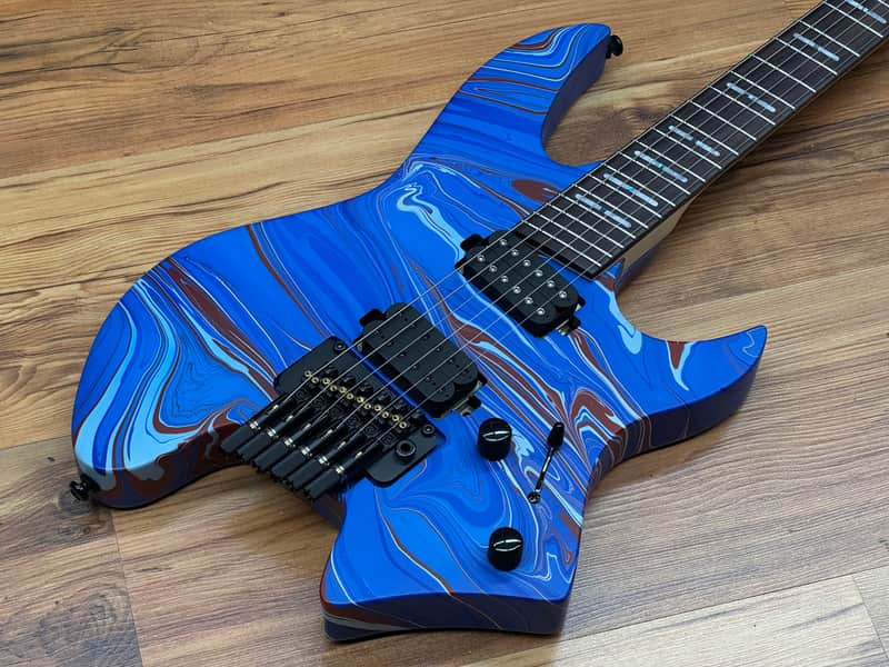 Sire Larry Carlton X6 6-String Headless - Blue Swirl | Reverb Canada