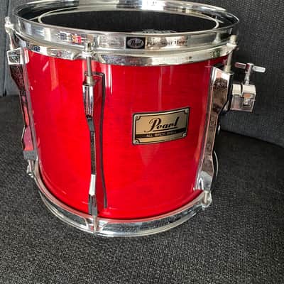 Pearl BLX tom 12x10” 1989 - Sequoia red image 5
