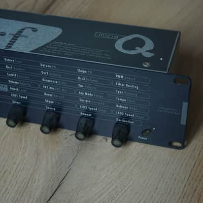 Waldorf Micro Q Rackmount Synthesizer 1999 - 2011 - Blue image 3