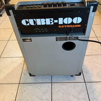 Vintage 1980's Roland Cube CK-100 Keyboard Amp w/ wheels image 6