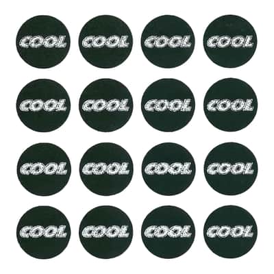 Cool Music COOL GSPOT RUBBERIZED GRIP SPOTS 16pc NEW - Black image 2