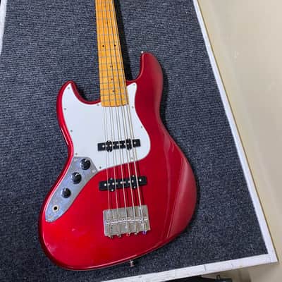 SX Left handed 5 string jazz bass image 3