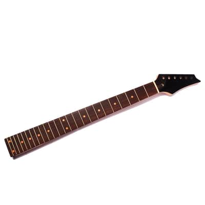 Ib Style Electric Guitar Neck, 25.5 Inch Maple Wood with Rosewood Fingerboard, 24 Frets, Natural Wood Finish, Right-Handed Replacement Parts image 7