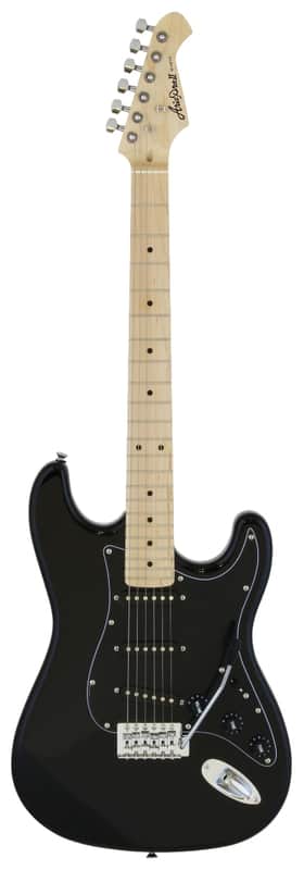 ARIA GUITARRA ARIA STG003SPLBK NEGRA TIPO STRATOCASTER image 1
