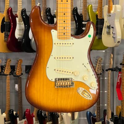 Fender 75 Th Anniversary Commemorative Stratocaster 2 Color Bourbon Burst Mn image 1