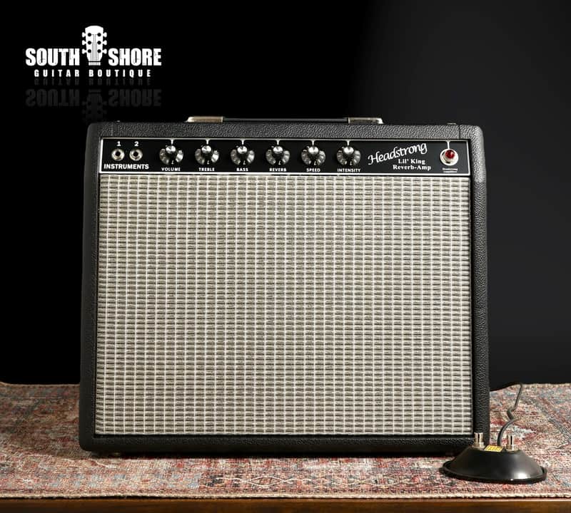 Headstrong Lil’ King Reverb 1x12” 12" GA-SC64 Speaker - 2024 - Black / Aged Silver. NEW, (Authorized Dealer) image 1