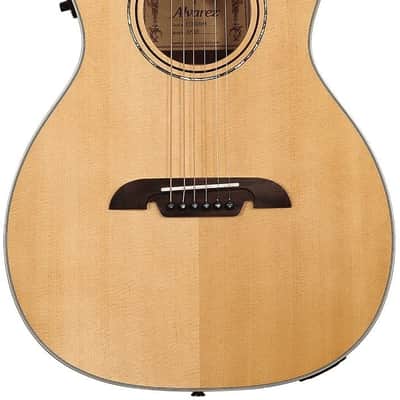 Alvarez AP70E Artist Series Parlor 12th Fret Acoustic-Electric Guitar - Natural image 4