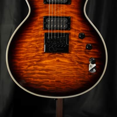 ESP LTD EC-1000 Evertune FM Dark Brown Sunburst - Demo image 2