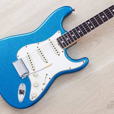 2022 Fender Custom Shop Limited Edition ‘65 Stratocaster Journeyman Relic Aged Blue Sparkle, Mint w/ Case, COA, Tags image 1
