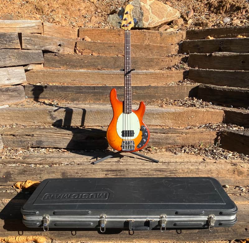Ernie Ball Music Man Sting Ray Bass 1989 w/ Hard Shell Case image 1