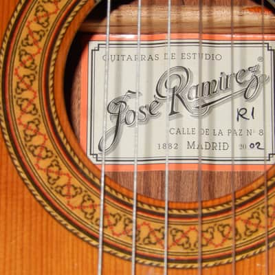 MADE IN 2002 - JOSE RAMIREZ R1 - SWEET AND POWERFUL CLASSICAL GUITAR image 6