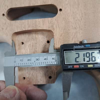 Unfinished Mahogany SSS Hardtail guitar body - fits Fender Strat Stratocaster necks J2053 image 9