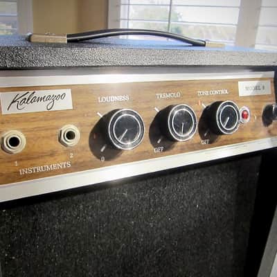 Gibson Made Kalamazoo Amp Model 2 Sounds Great Authentic Vintage Circa-1966-Black Wrap image 3