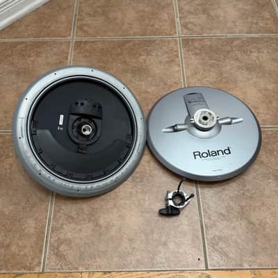 Roland SV Silver Cymbal Pads CY15R CY14C VH12 from TD20 SX Electronic Vdrums / drums drum set image 3