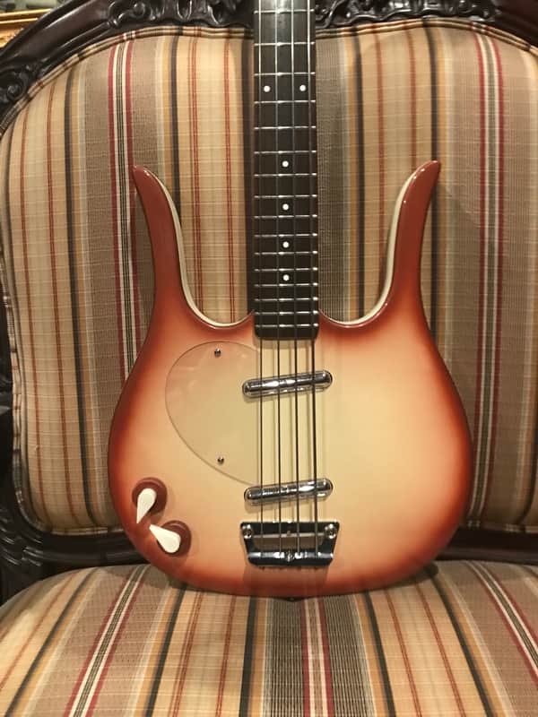 Lefty D’Anelectro Long Horn 2015 Brown Sunburst Gloss image 1