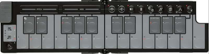 Korg nanoKEY Fold 25-Key MIDI Keyboard Controller - Black image 1