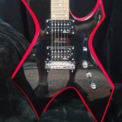 B.C. Rich KKW Kerry King Metal Master Warlock Tribal Fire Black/Red Tribal Fire image 3