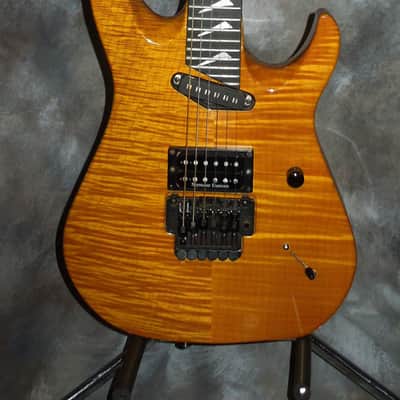 Hamer Californian 1991 Aztec Gold, Solid Flamed Maple body image 2