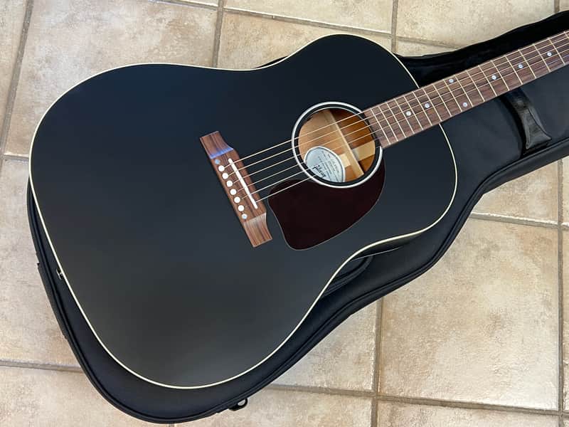 2026 Gibson J-45 Special Acoustic Guitar Satin Ebony image 1