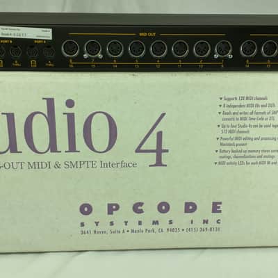 Opcode Studio 4 MIDI & SMPTE Interface (1992) image 6