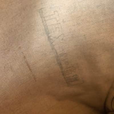 Unknown Electric (small acoustic) Gig Bag / Case 50s / 60s Black Naugahyde image 5